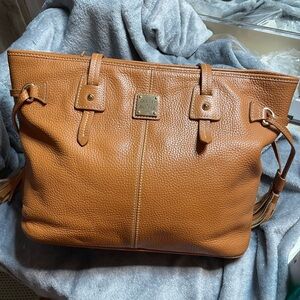 Dooney & Bourke Caramel Leather Tote